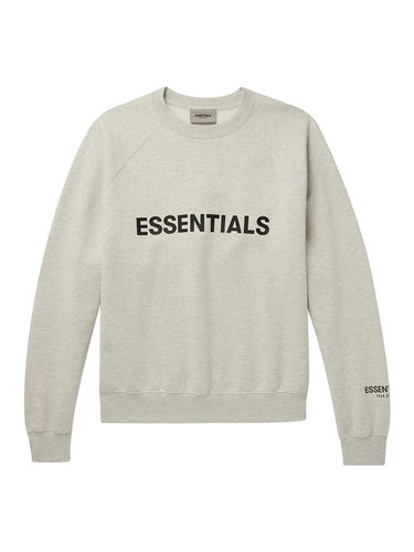 Страх перед Богом FOG Essentials24 Осень и зимний логотип с новым силиконом длинные пары -свитер.