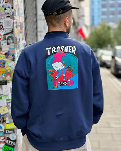 thrasher联名火焰卫衣
