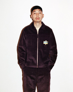 Overshirt 潮物Woo Worker Goods 灯芯绒刺绣拉链夹克外套 Butter