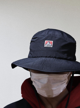 潮物Woo Ben Davis Washable Hat 刺绣Logo遮阳百搭情侣渔夫盆帽