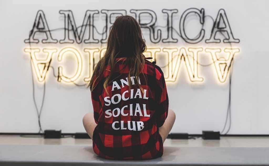 【清仓】Anti Social Social Club ASSC Shirt 格子纹衬衫衬衣 男装 衬衫 原图主图