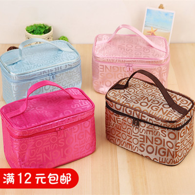 字母韩国防水可爱美容旅行化妆包