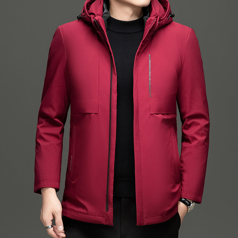 MT106*白鹅绒服中年男羽绒服冬装外套可脱卸内胆加毛送爸爸*P245,男装羽绒服,星座1516（原B303）