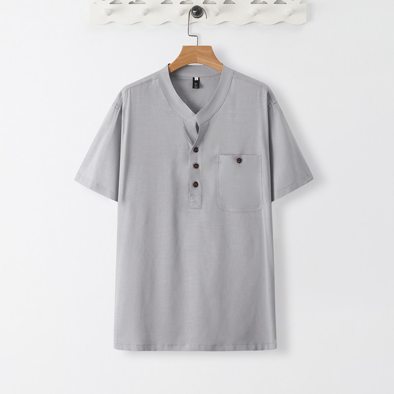 TS20*夏季风男士短袖薄款凉感T恤禅服居仕服*P60,男装T恤,星座1516（原B303）