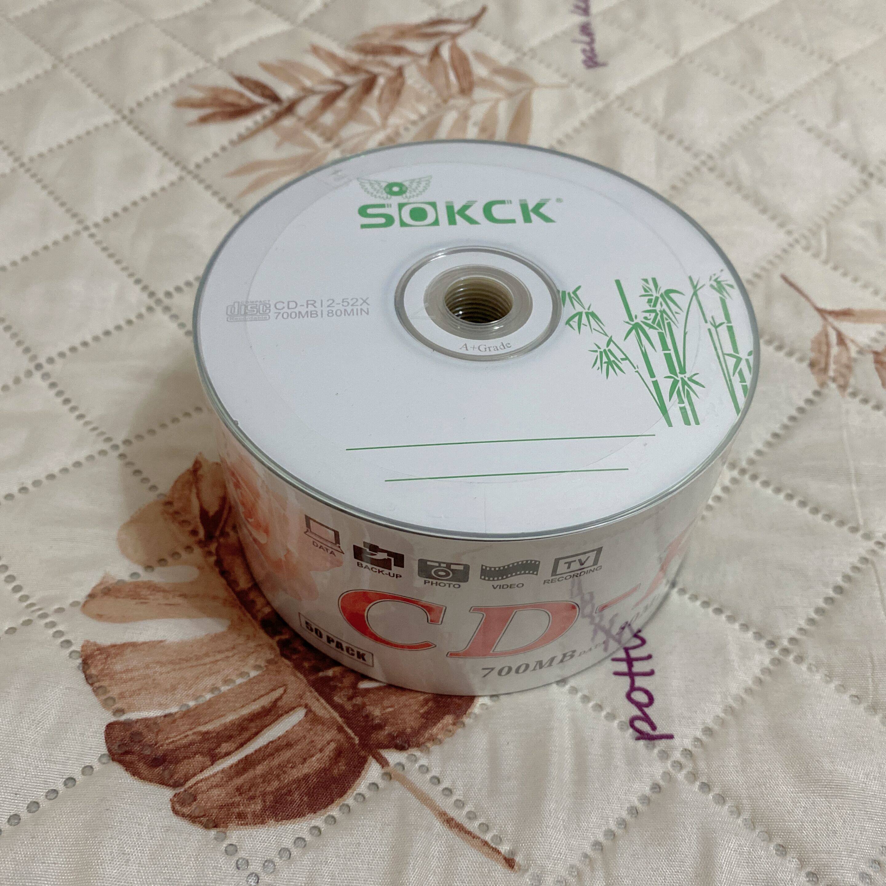 바나나 CD 원료 CD 멀티 레이아웃 꽃 레늄 CD 빈 CD 입찰 CD 굽기 디스크 무료 배송