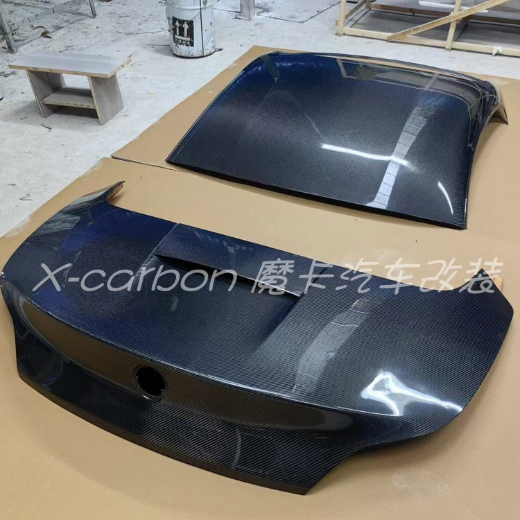 宝马Z4 E89改装碳纤维尾箱盖 车顶 车门 宝马E89碳纤机盖 车顶盖