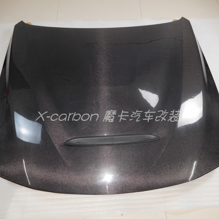 宝马3系GT改装碳纤维GTS款开孔机盖 宝马F34碳纤轻量化引擎盖头盖