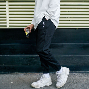 春秋季 健身训练束脚裤 美式 男宽松跑步卫裤 子 运动长裤 BALLHO篮球裤