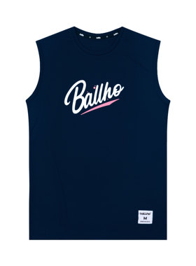 BALLHO无袖运动t恤宽肩坎肩休闲透气宽松排汗男美式速干篮球背心