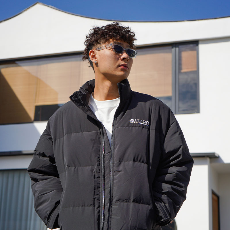 BALLHO秋冬立领短裤羽绒服运动男