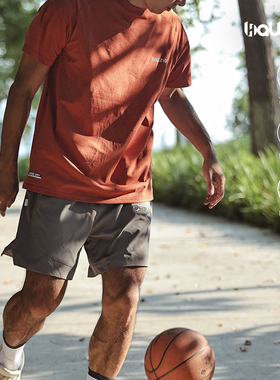 BALLHO运动训练短袖T恤反光圆领美式速干长袖轻薄篮球健身服男女