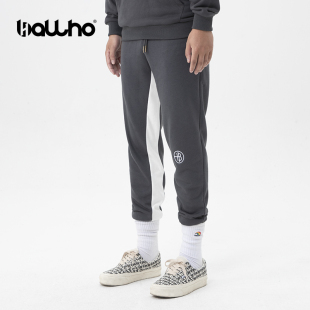 加绒卫裤 BALLHO运动长裤 秋冬季 训练裤 男束脚休闲扎袜篮球加厚美式