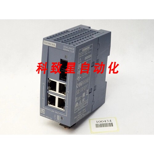 工业配件XB004-1LD ETH.SWITCH 6GK5004-1BF00-1AB2 6GK5 004-1BF