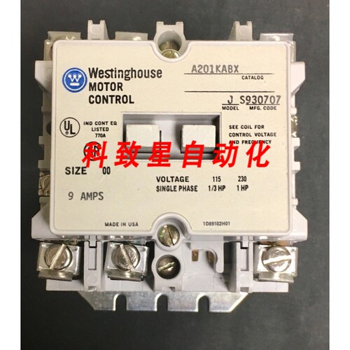 工业配件A201KABX 440 480 SIZE 00 A200 CONTACTOR 9 AMP MODEL