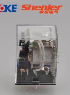 SOKE申乐MY3C HH53P 220VAC中间继电器5A 3Z继电器
