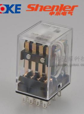 SOKE浙江申乐JQX-13F-MY4C HH54P  DC24V  优质中间继电器