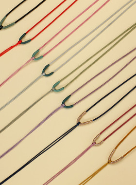 吊坠挂绳女玉坠编织绳平安扣绳子挂脖手工编绳黄金玉佩挂坠红绳