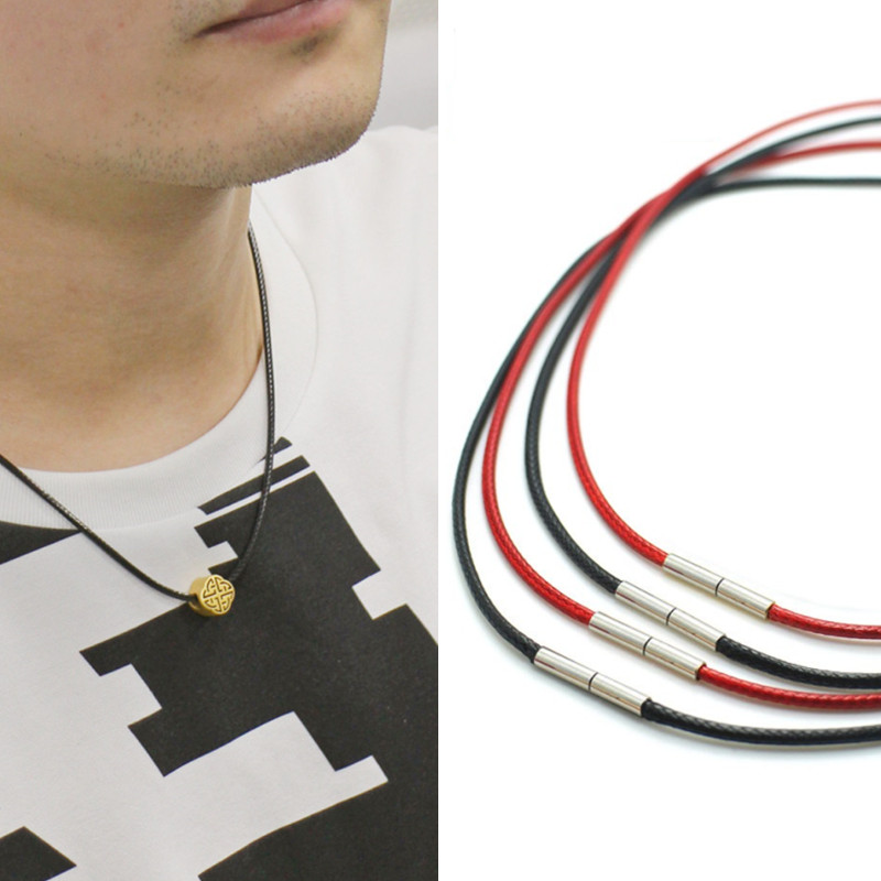 项链高级配饰挂绳黑色防水