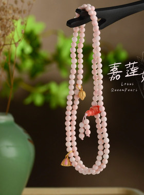 原创小众嘉莲女王手链项链两用