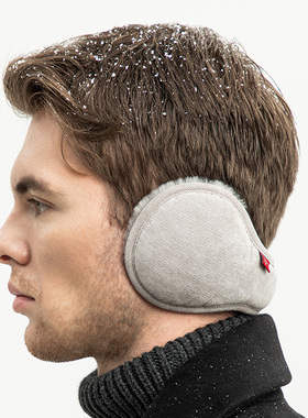 澄湖螺charholo冬季耳罩保暖男士折叠耳套防冻耳包灯芯绒耳暖耳捂