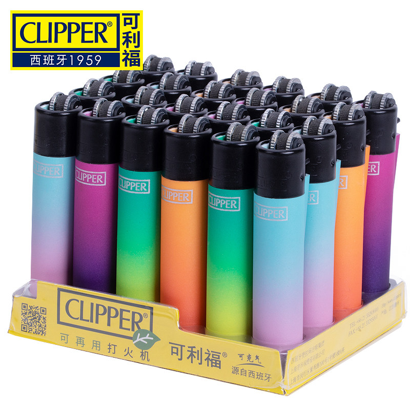 正品clipper可利福火石打火机cp22型迷你时尚礼物防爆可充气火机