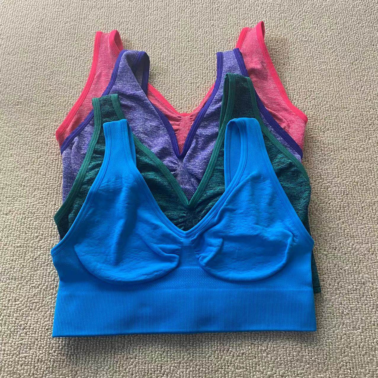 11111ny无胸垫运动内衣女防走光透气速干瑜伽健身文胸