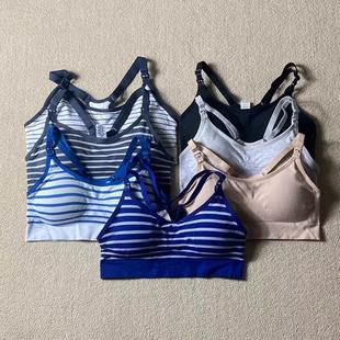 072NY细肩带美背文胸女聚拢透气瑜伽跑步健身可调节运动内衣