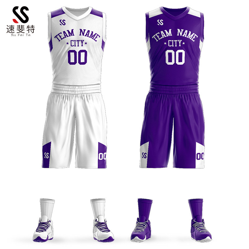 速斐特篮球服套装男定制印字号学生球衣订制运动速干训练队服订做