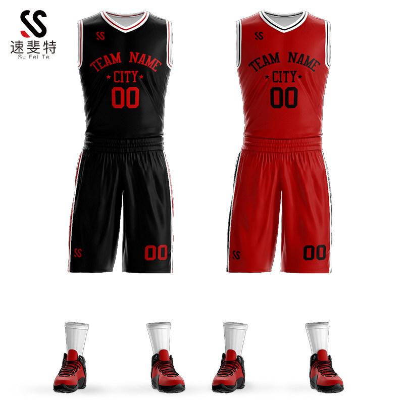 速斐特球衣团购篮球服套装男定制球服训练服比赛队服订做免费印字