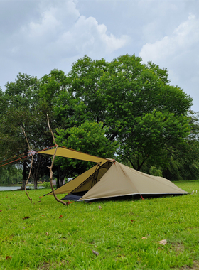 MCETO单人BIVY背包客轻量化露营双层隧道帐篷防风雨野外solo露营