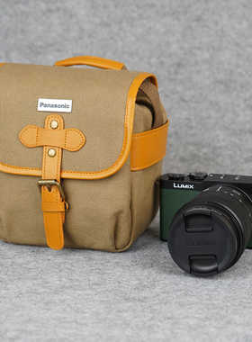 松下防水复古帆布S9 GX9 GX85 GF10 G100便携防撞微单肩挎相机包