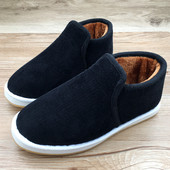 老北京手工布鞋 女套脚防滑平跟布棉鞋 男中老年加厚高帮保暖鞋 冬季