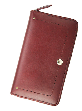 包邮R.king品仕高级拉链钱包女手包大容量银包多功能皮夹头层牛皮