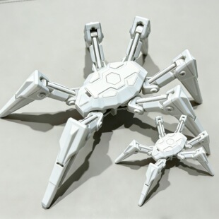 3d打印蜘蛛玩具礼品创意水族造景摆摊车载关节可动摆件儿童玩具