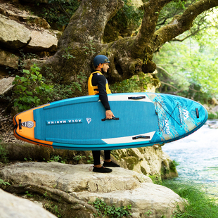 Aqua Marina乐划激浪号白水漂流板sup充气桨板滑水板冲浪板划水板