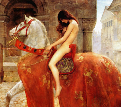 柯里尔马背上的戈黛瓦夫人