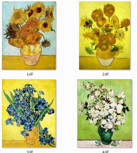 欧式客厅装饰壁画喷绘世界名画