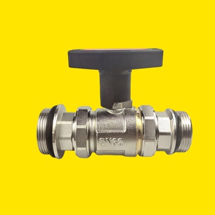 黄铜高杆球阀空气能缓冲水箱丝扣三段式高柄球阀32内外丝防冷凝