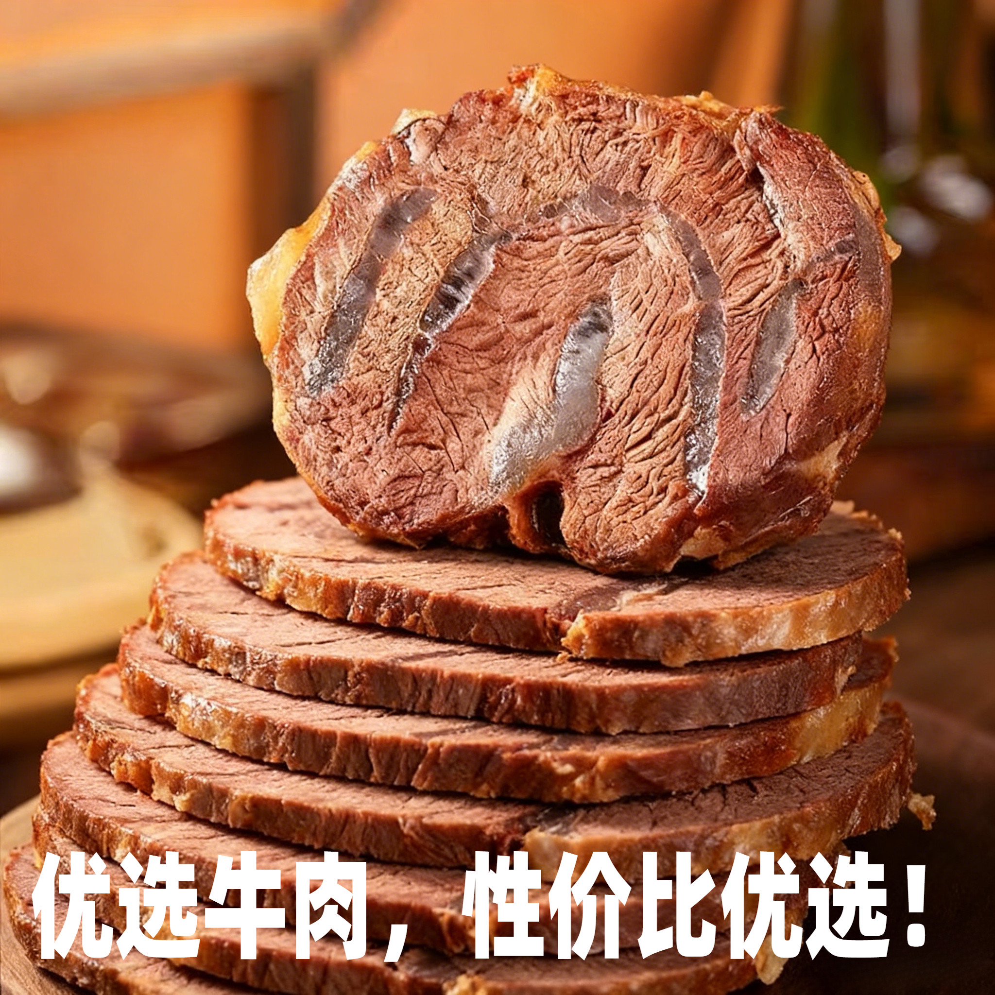 五香酱牛肉正宗内蒙古特产零食开袋即食卤牛肉真空包装熟食