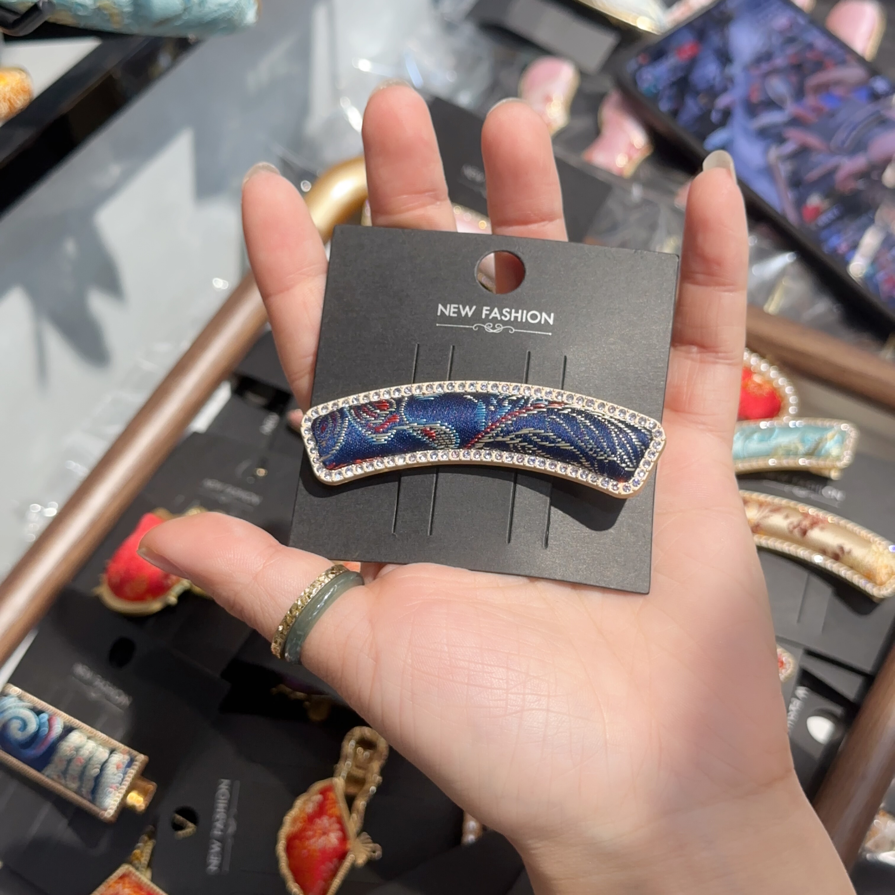 国风宋锦发饰C2413（15元优先发货）