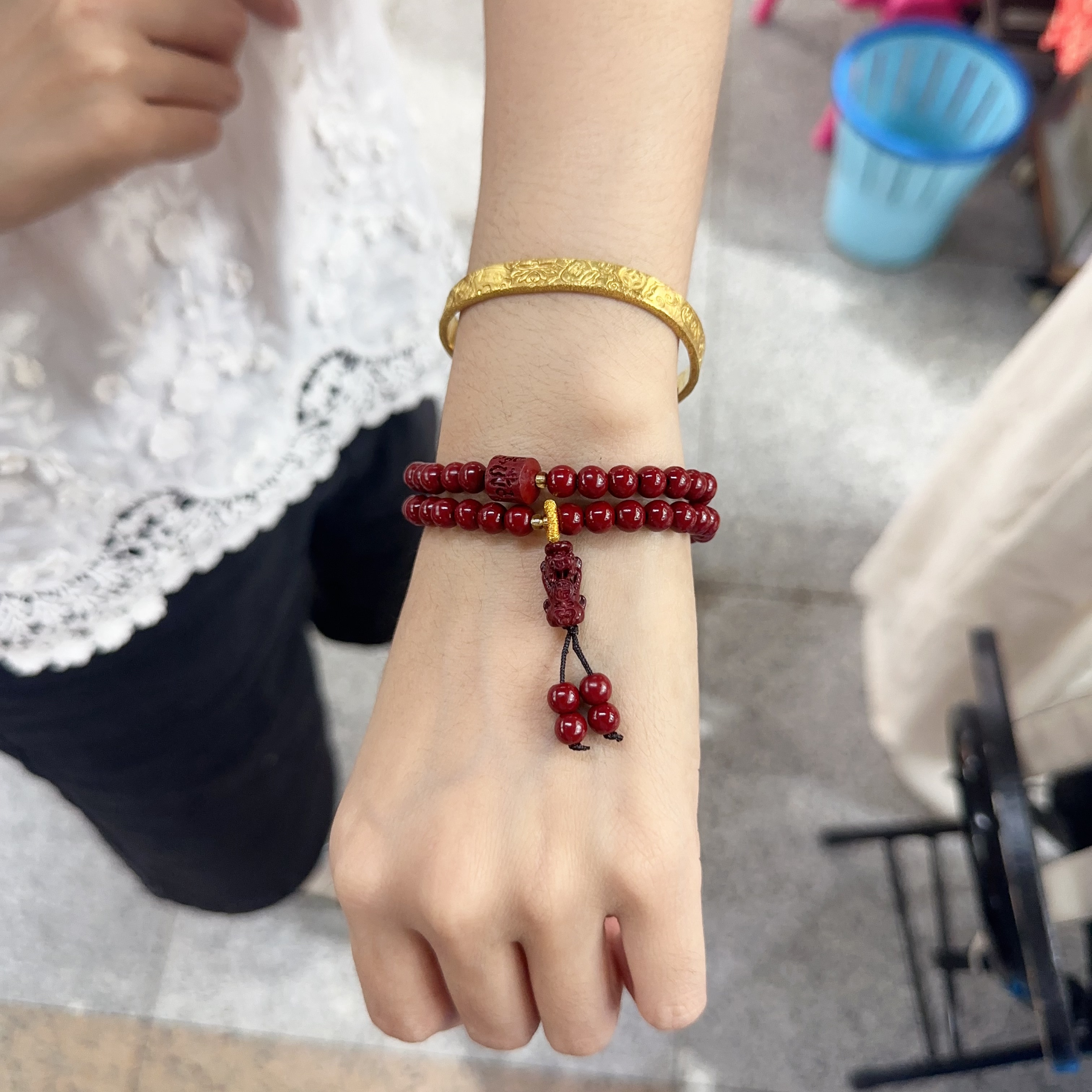 高含量紫金朱砂手串C0688-1（满15发货）