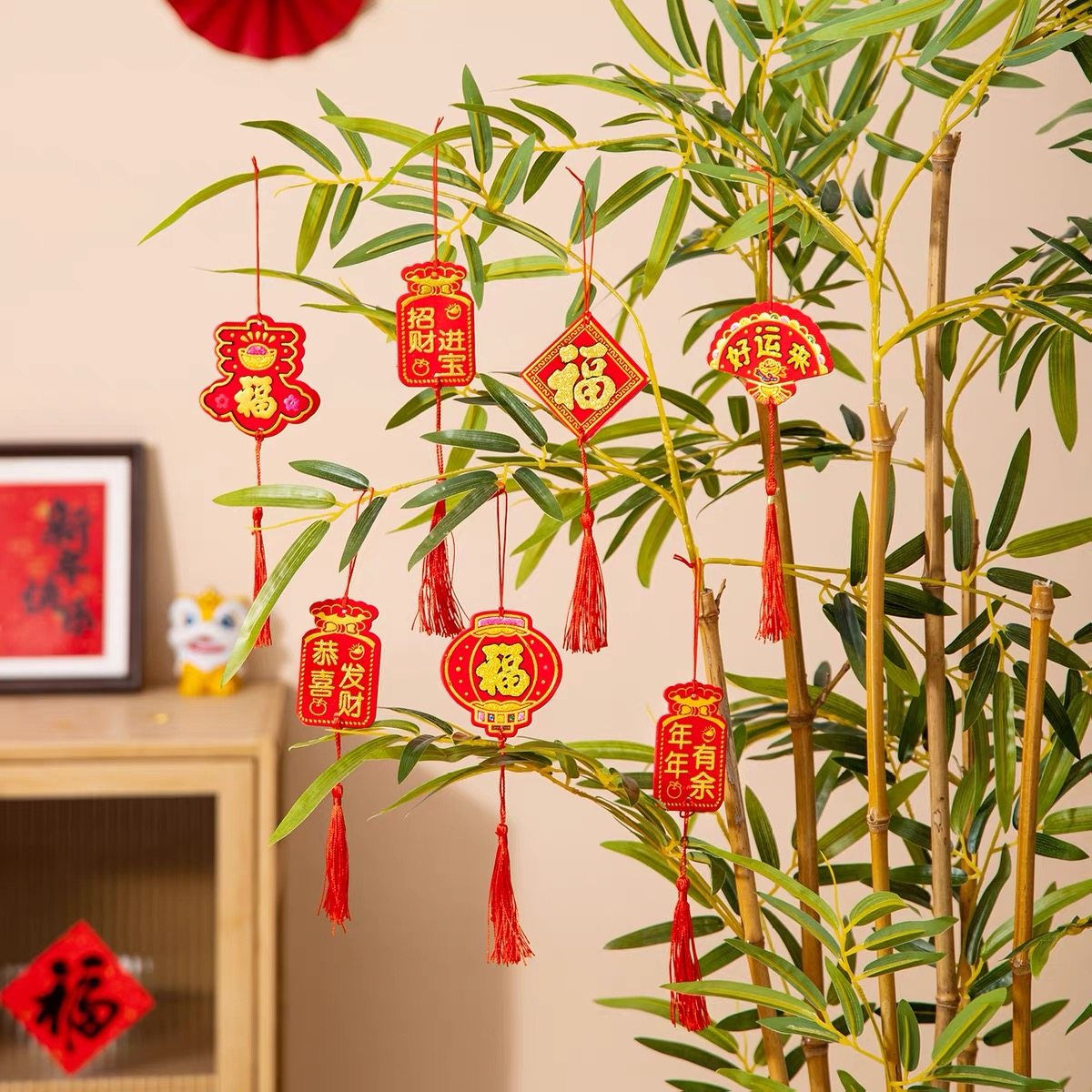 新年挂件随机三包N105（15元优先发货）,童装/婴儿装/亲子装,发饰,淘宝优惠券,粉丝福利购,淘宝优惠卷