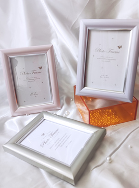 珠光5寸6寸7寸8寸10寸a4a3树脂相框摆台清新简约粉紫香槟韩式定制