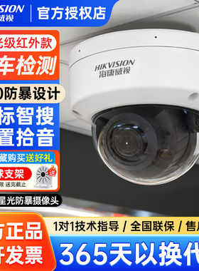 海康威视400万高清监控摄像头POE录音有线防爆网络半球3146WD-I