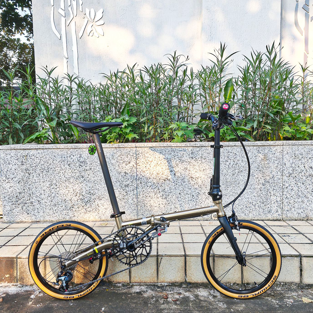 fnhon风行折叠车蚂蚁腿铬钼钢v刹