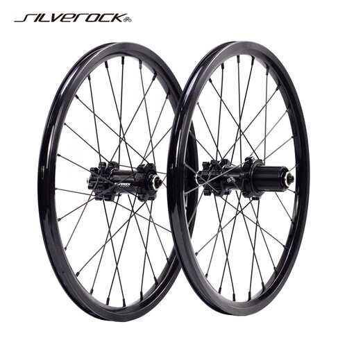 SILVEROCK NBR铝合金轮组16寸349 355轮组适用于小轮折叠车碟刹 - 封面