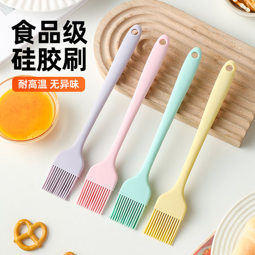 食品级耐高温一体式硅胶油刷
