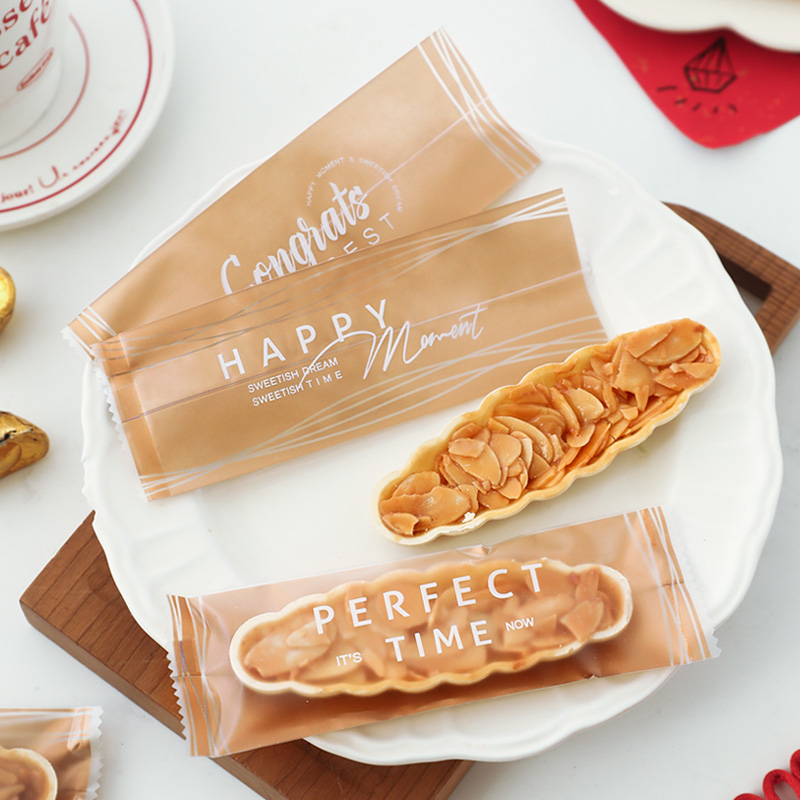 糯米船包装袋饼壳包装饼干坚果焦糖杏仁酥礼盒包装盒大号机封袋子