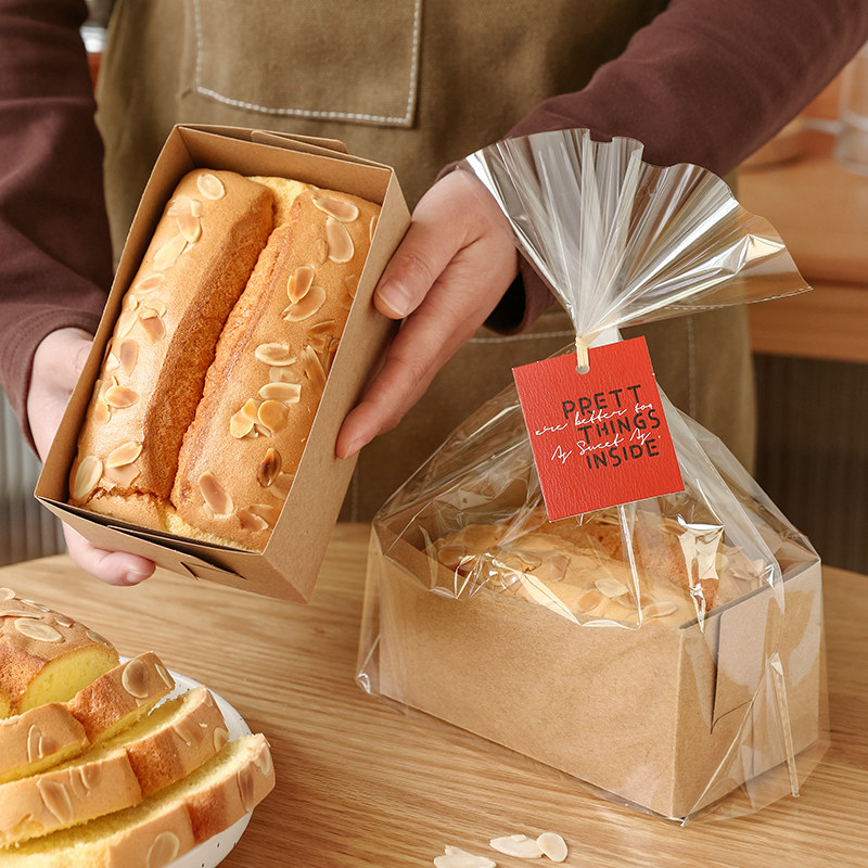 金枕蛋糕包装袋纸托面包香枕吐司烘焙可进烤箱炉纸盒子耐高温模具