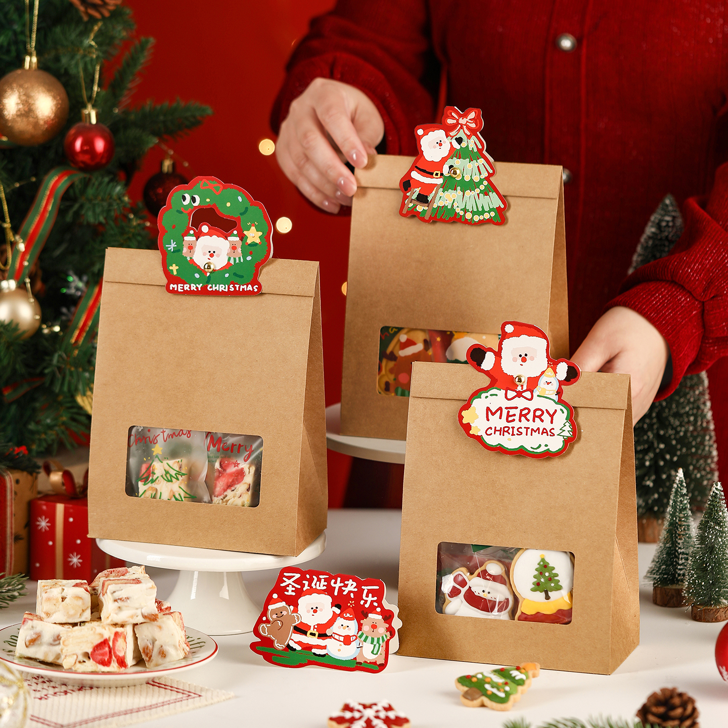 圣诞礼品袋包装盒伴手礼